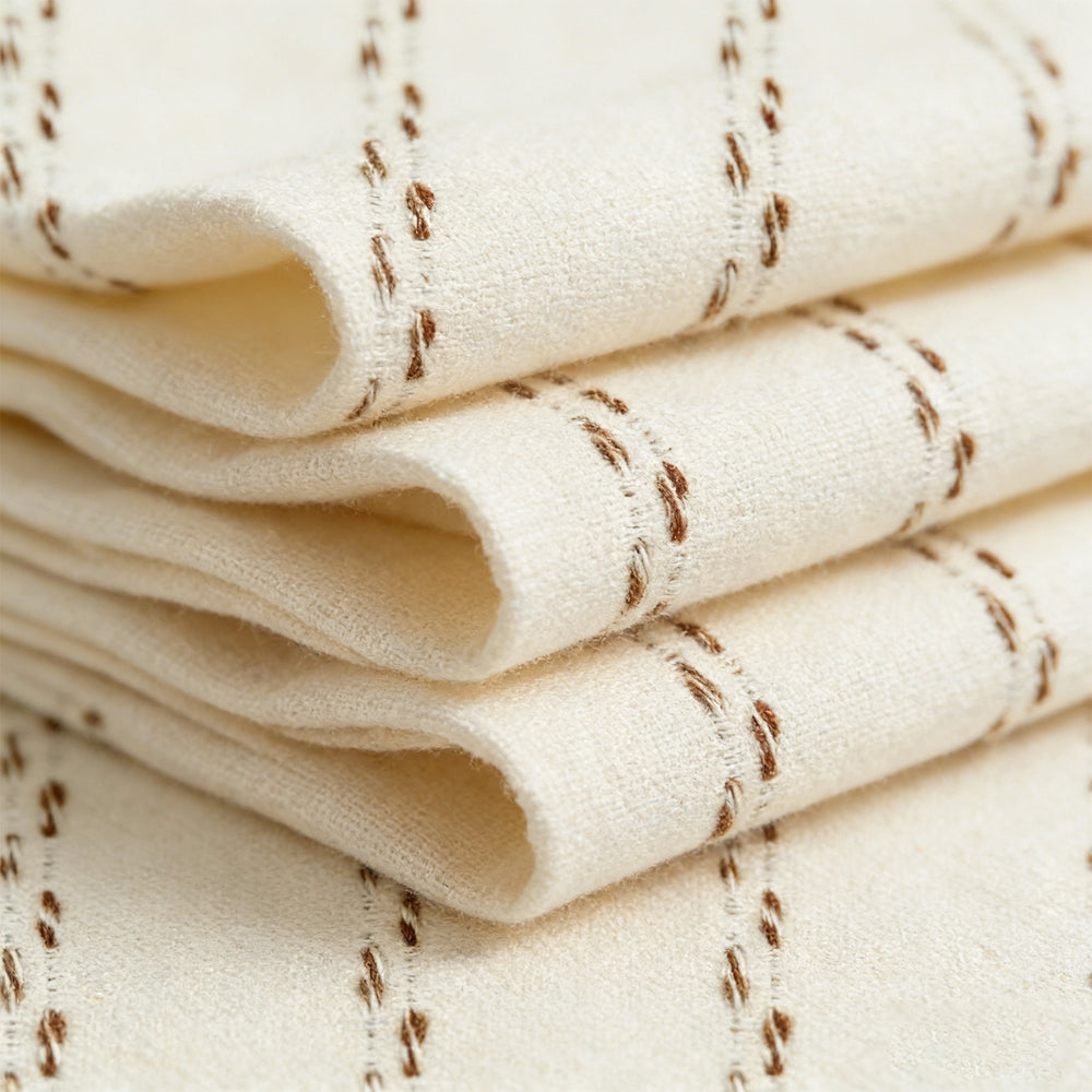 Woven Plain polyester Yarn - Dyed stripe no regular finishing yarn dyed stripes