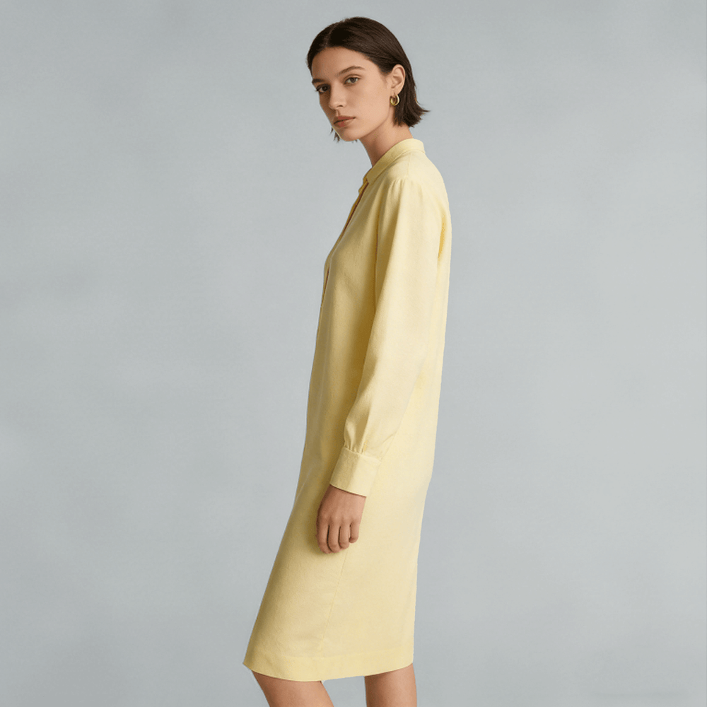 Lyocell-Linen Blend Fabric - Solid Dyed, Cloud-Soft Hand