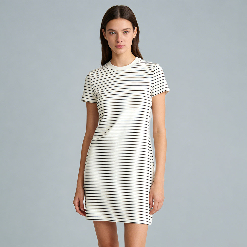 Knitting Weft Knit lyocell Yarn - Dyed horizontal stripe no regular finishing Soft/Office-Casual/Casual knitted stripe pattern