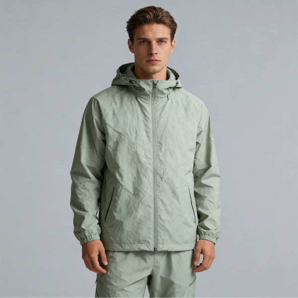Woven 100% Nylon Waterproof Breathable Plain Fabric for Spring/Summer Outdoor Wear