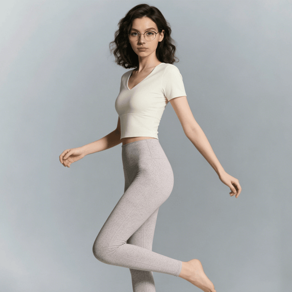 Polyester-Linen-Spandex Knit Fabric - Solid Dyed, Vintage Texture