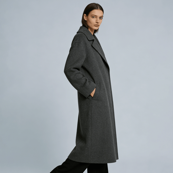 Wool-Polyester Twill Coating Fabric - Solid Dyed, Brushed & Soft