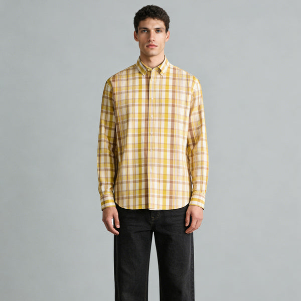 Woven Plain tencel Yarn - Dyed check no regular finishing Nature Soft yarn dyed plaid
