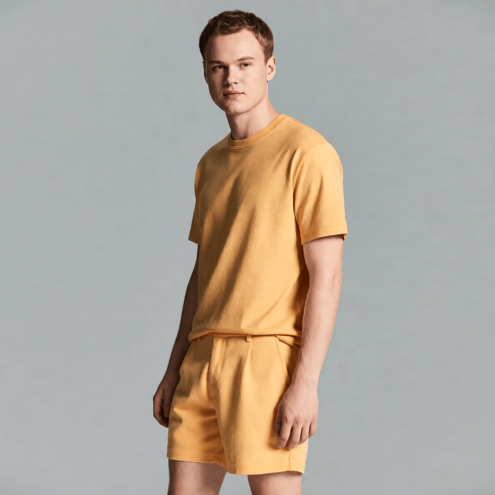 Modal-Polyester-Spandex Air Layer Knit - Sand Washed, Brushed Soft